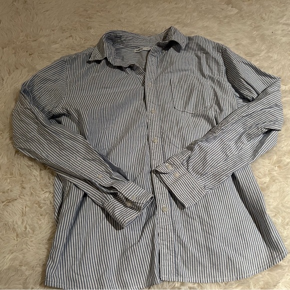 Men’s large Sonoma, blue and white button down shirt - Picture 1 of 2